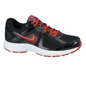 Nike Dart 10 Running Sneakers Black/Challenge Red Mens Size 9.5